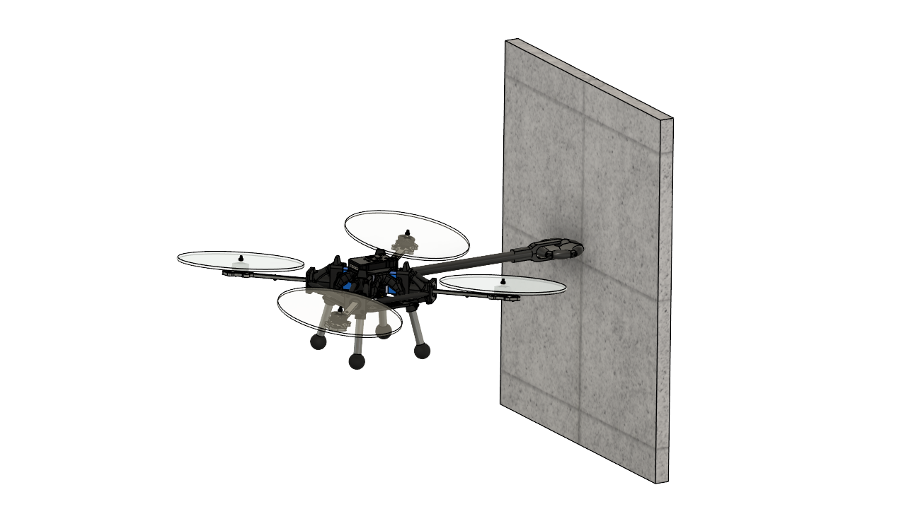 OmniQuad with manipulator touch render